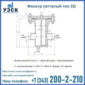 Фильтр сетчатый ФС по Т-ММ-11-2003 в Череповце