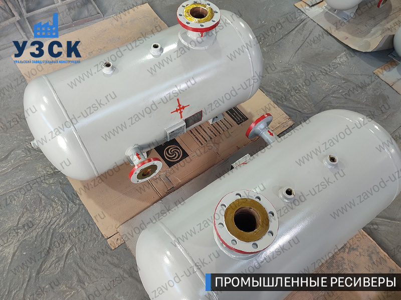 фотография промышленных ресиверовдля газа Череповец